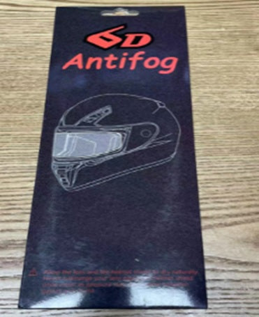 Anti fog for Helmets